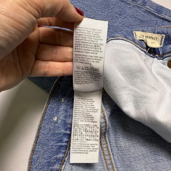 Madewell The Perfect Vintage Jean Women's 33 Light-Medium Wash Straight 2/$50 - Picture 15 of 16
